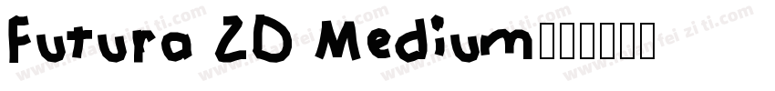 Futura ZD Medium字体转换